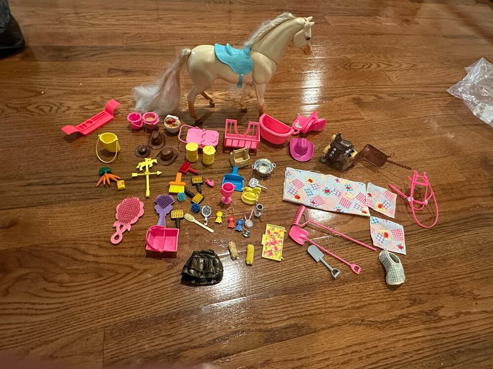 Vintage Barbie Horse collection